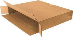 Made in USA - 6" Wide x 30" Long x 24" High Rectangle Corrugated Shipping Box - 1 Wall, Kraft (Color), 95 Lb Capacity - Makers Industrial Supply