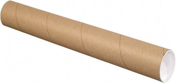 Made in USA - 3" Diam x 36" Long Round Kraft Mailing Tubes - 1 Wall, Kraft (Color) - Makers Industrial Supply