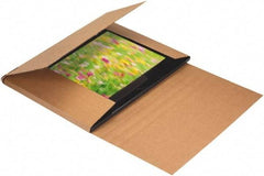 Made in USA - 24" Wide x 30" Long x 6" High Rectangle Crush Proof Mailers - 1 Wall, Kraft (Color) - Makers Industrial Supply