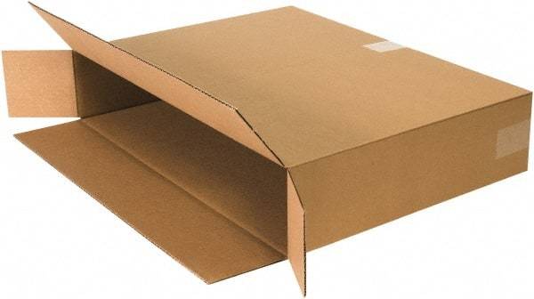 Made in USA - 5" Wide x 24" Long x 18" High Rectangle Corrugated Shipping Box - 1 Wall, Kraft (Color), 65 Lb Capacity - Makers Industrial Supply