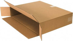 Made in USA - 5" Wide x 24" Long x 18" High Rectangle Corrugated Shipping Box - 1 Wall, Kraft (Color), 65 Lb Capacity - Makers Industrial Supply