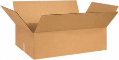 Made in USA - 15" Wide x 26" Long x 5" High Rectangle Corrugated Shipping Box - 1 Wall, Kraft (Color), 65 Lb Capacity - Makers Industrial Supply