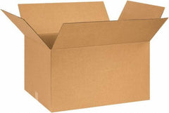 Made in USA - 18" Wide x 26" Long x 14" High Rectangle Corrugated Shipping Box - 1 Wall, Kraft (Color), 65 Lb Capacity - Makers Industrial Supply