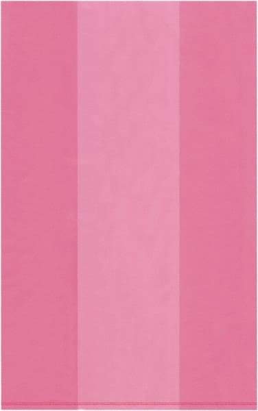 Value Collection - 15 x 24", 2 mil Anti-Static Gusseted Polybags - Pink - Makers Industrial Supply