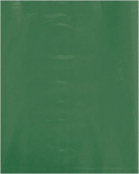 Value Collection - 8 x 10", 2 mil Flat Polybags - Green - Makers Industrial Supply