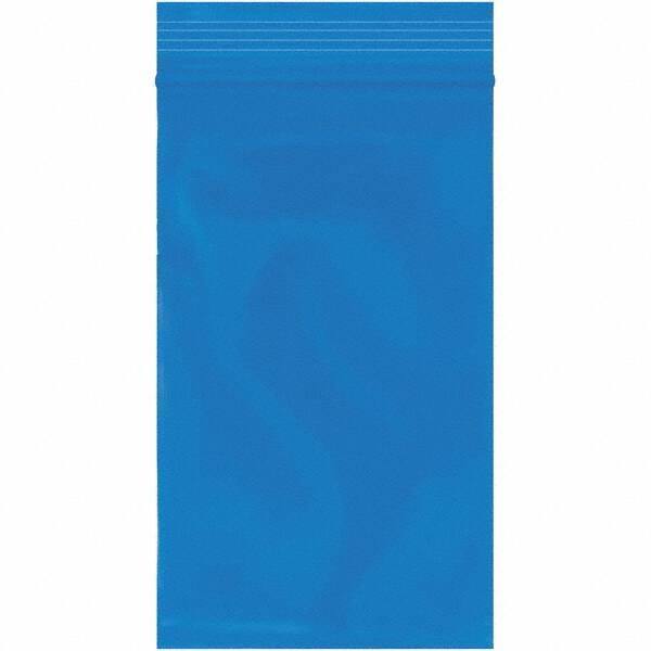 Value Collection - 3 x 5", 2 mil Reclosable Polybags - Blue - Makers Industrial Supply