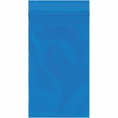 Value Collection - 3 x 5", 2 mil Reclosable Polybags - Blue - Makers Industrial Supply