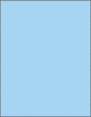 Tape Logic - 11" Long, Pastel Blue Paper Laser Label - For Laser Printers - Makers Industrial Supply