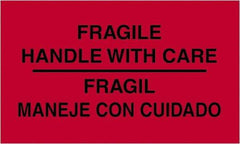 Tape Logic - 5" Long, Fluorescent Red Paper Shipping Label - For Multi-Use - Makers Industrial Supply