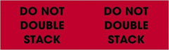 Tape Logic - 10" Long, Fluorescent Red Paper Shipping Label - For Multi-Use - Makers Industrial Supply