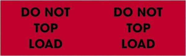 Tape Logic - 10" Long, Fluorescent Red Paper Shipping Label - For Multi-Use - Makers Industrial Supply