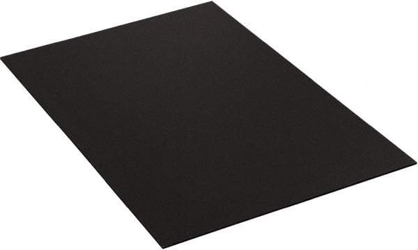 Made in USA - 48" Long x 40" Wide Plastic Sheet - Black - Makers Industrial Supply