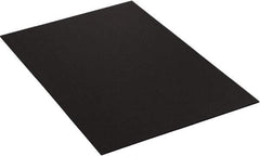 Made in USA - 36" Long x 24" Wide Plastic Sheet - Black - Makers Industrial Supply