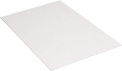 Made in USA - 48" Long x 40" Wide Plastic Sheet - White - Makers Industrial Supply