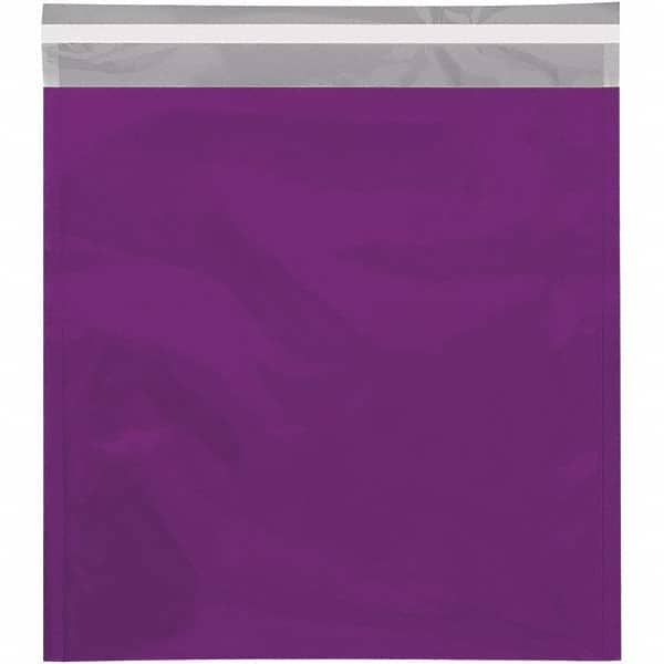 Value Collection - 13" Long x 10-3/4" Wide Peel-Off Self-Seal Metallic Mailer - Purple - Makers Industrial Supply