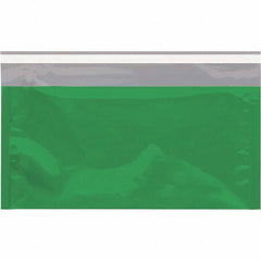 Value Collection - 10-1/4" Long x 6-1/4" Wide Peel-Off Self-Seal Metallic Mailer - Green - Makers Industrial Supply