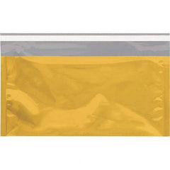 Value Collection - 10-1/4" Long x 6-1/4" Wide Peel-Off Self-Seal Metallic Mailer - Gold - Makers Industrial Supply