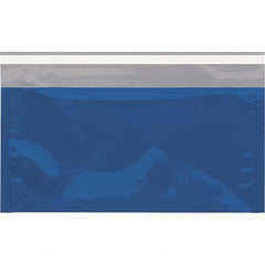 Value Collection - 10-1/4" Long x 6-1/4" Wide Peel-Off Self-Seal Metallic Mailer - Blue - Makers Industrial Supply