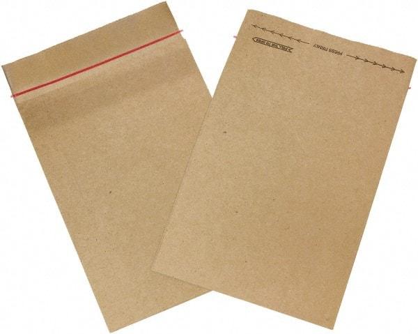 Made in USA - 13" Long x 9-1/2" Wide Self Seal Jiffy Rigi Bag Mailer - Kraft - Makers Industrial Supply