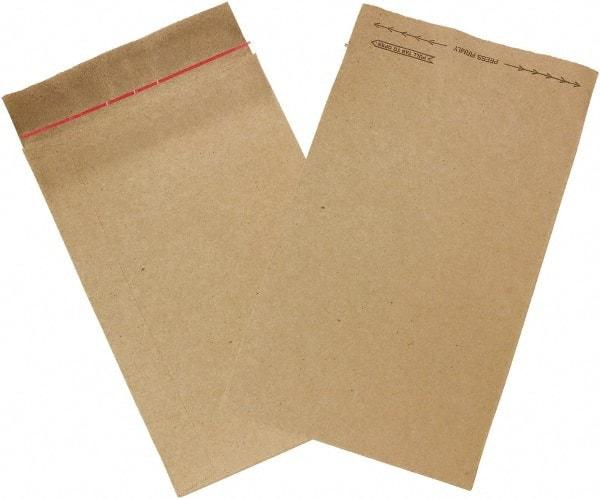 Made in USA - 13" Long x 8-1/2" Wide Self Seal Jiffy Rigi Bag Mailer - Kraft - Makers Industrial Supply