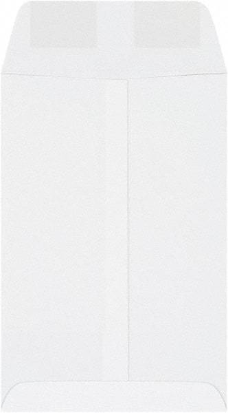 Made in USA - 9" Long x 6" Wide Gummed Flap Plain White Envelope - White - Makers Industrial Supply