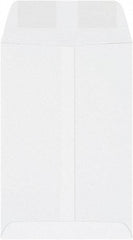 Made in USA - 9" Long x 6" Wide Gummed Flap Plain White Envelope - White - Makers Industrial Supply