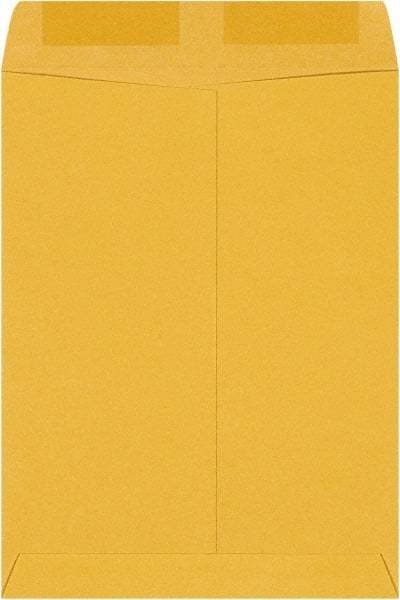 Made in USA - 12" Long x 9" Wide Gummed Flap Brown Kraft Envelope - Kraft - Makers Industrial Supply