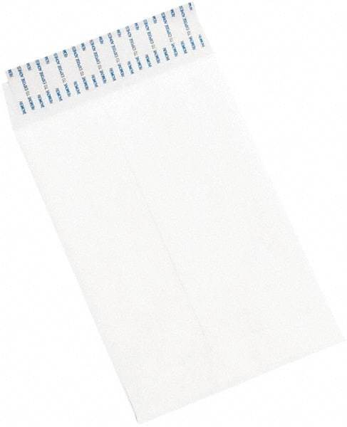 Made in USA - 9" Long x 6" Wide Peel-Off Self-Seal White Catalog Envelope - White - Makers Industrial Supply