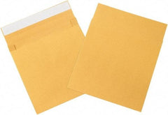 Made in USA - 12" Long x 10" Wide Peel-Off Self-Seal Natural Kraft Envelope - Kraft - Makers Industrial Supply