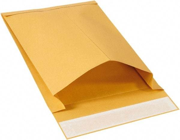 Made in USA - 13" Long x 9-1/2" Wide Peel-Off Self-Seal Natural Kraft Envelope - Kraft - Makers Industrial Supply