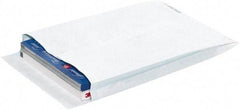 Dupont - 16" Long x 12" Wide Peel-Off Self-Seal Tyvek Expansion Envelope - White - Makers Industrial Supply