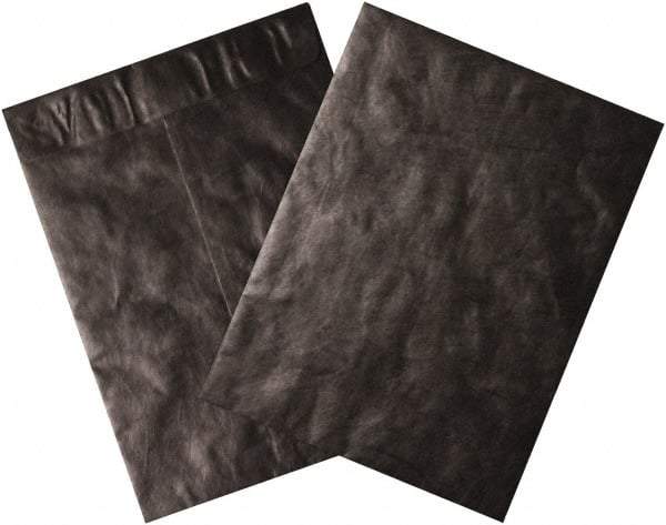 Dupont - 12" Long x 9" Wide Peel-Off Self-Seal Tyvek Flat Catalog Envelopes - Black - Makers Industrial Supply