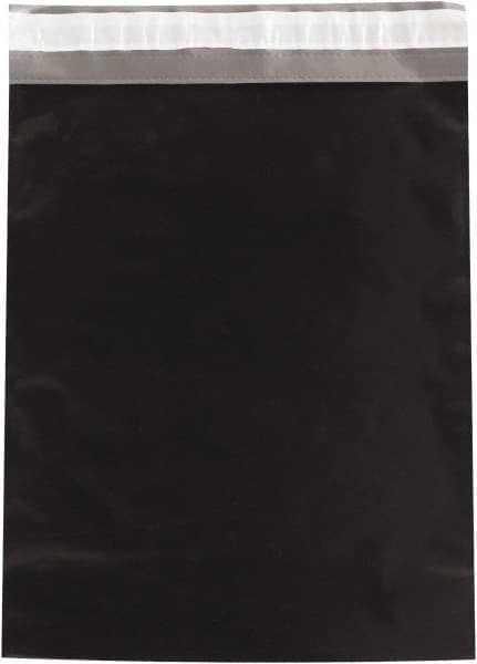 Value Collection - 19" Long x 14-1/2" Wide Peel-Off Self-Seal Courier Envelope - Black - Makers Industrial Supply