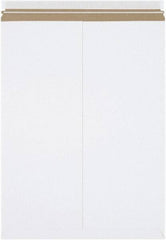 Made in USA - 24" Long x 18" Wide Peel-Off Self-Seal Flat Mailer - White - Makers Industrial Supply