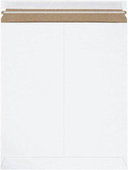 Made in USA - 15" Long x 12-3/4" Wide Peel-Off Self-Seal Flat Mailer - White - Makers Industrial Supply