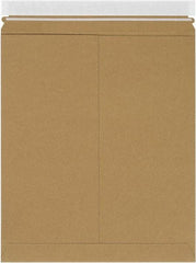 Made in USA - 15" Long x 12-3/4" Wide Peel-Off Self-Seal Flat Mailer - Kraft - Makers Industrial Supply