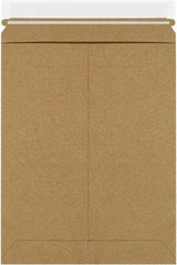 Made in USA - 11-1/2" Long x 9" Wide Peel-Off Self-Seal Flat Mailer - Kraft - Makers Industrial Supply