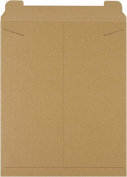 Made in USA - 21" Long x 17" Wide Regular Flat Mailer - Kraft - Makers Industrial Supply