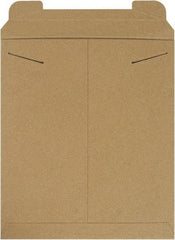 Made in USA - 15" Long x 12-3/4" Wide Regular Flat Mailer - Kraft - Makers Industrial Supply