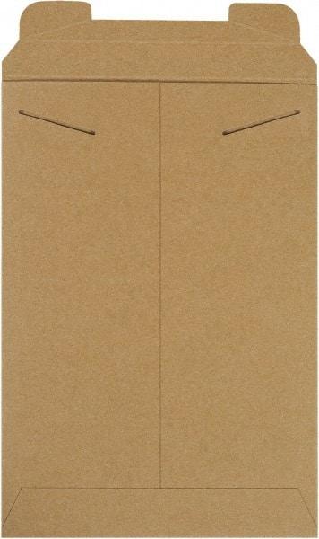 Made in USA - 16" Long x 11" Wide Regular Flat Mailer - Kraft - Makers Industrial Supply