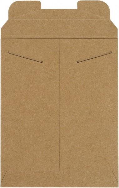 Made in USA - 11-1/2" Long x 9" Wide Regular Flat Mailer - Kraft - Makers Industrial Supply