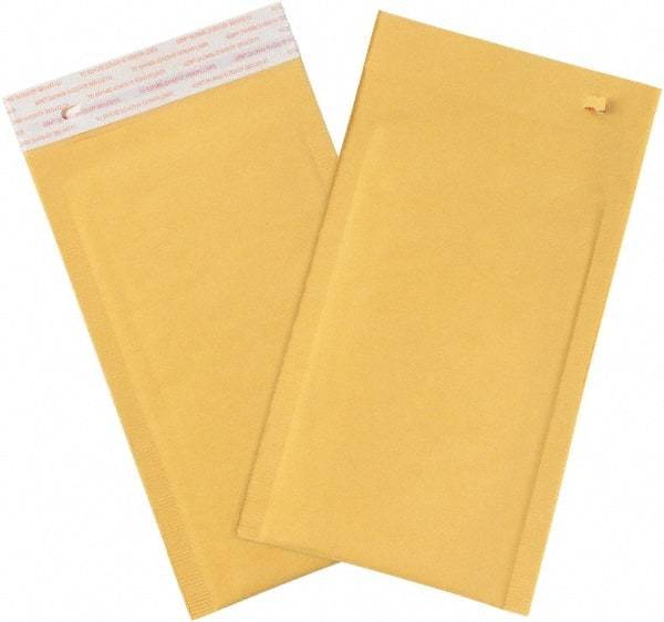 Value Collection - 8" Long x 4" Wide Peel-Off Self-Seal Bubble Mailer - Kraft - Makers Industrial Supply