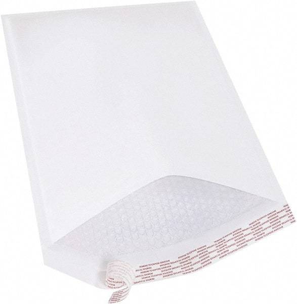 Value Collection - 19" Long x 12-1/2" Wide Peel-Off Self-Seal Bubble Mailer - White - Makers Industrial Supply