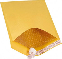 Made in USA - 16" Long x 10-1/2" Wide Peel-Off Self-Seal Bubble Mailer - Kraft - Makers Industrial Supply