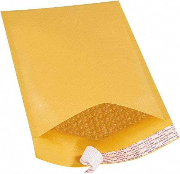 Value Collection - 14-1/2" Long x 8-1/2" Wide Peel-Off Self-Seal Bubble Mailer - Kraft - Makers Industrial Supply