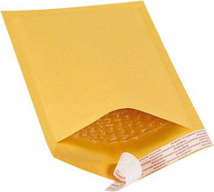 Made in USA - 10" Long x 5" Wide Peel-Off Self-Seal Bubble Mailer - Kraft - Makers Industrial Supply