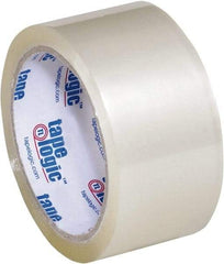Tape Logic - 2" x 55 Yd Clear Acrylic Adhesive Packaging Tape - Polypropylene Film Backing, 2 mil Thick, 20 Lb Tensile Strength - Makers Industrial Supply