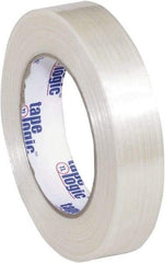 Tape Logic - 1" x 60 Yd Clear Hot Melt Adhesive Strapping Tape - Polypropylene Film Backing, 5.1 mil Thick, 275 Lb Tensile Strength - Makers Industrial Supply