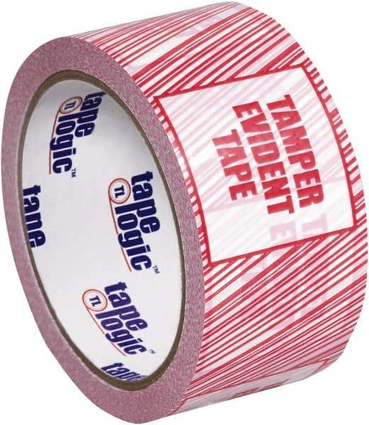 Tape Logic - 3,960" Long, Red/White Security Tape - For Multi-Use - Makers Industrial Supply