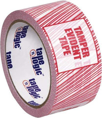 Tape Logic - 3,960" Long, Red/White Security Tape - For Multi-Use - Makers Industrial Supply